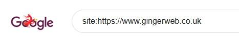 google search your site
